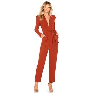 A.L.C | NWT Kieran Crepe Jumpsuit Terracotta | 12